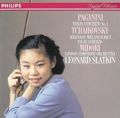 Leonard Slatkin, Midori / Paganini: Violin Concerto 1 / Tchaikovsky: Serenade