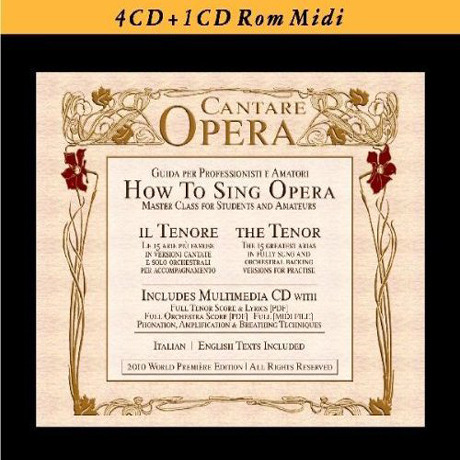 Paolo Antognetti / Cantare Opera - How To Sing Opera (4CD+1CD-ROM)