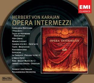 Herbert von Karajan / 이 한 장의 역사적 명반 - 오페라 간주곡집 (Opera Intermezzi) 