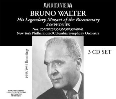 Bruno Walter / Mozart: Symphonies Nos. 25, 28, 29, 35, 36, 38-41 (3CD)