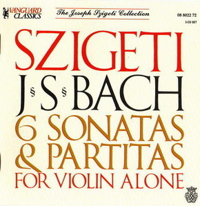 Joseph Szigeti / Bach: 6 Sonatas and Partitas for Solo Violin (2CD)