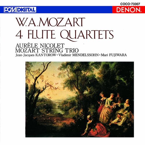 Aurele Nicolet / Mozart String Trio / Mozart : 4 Flute Quartets