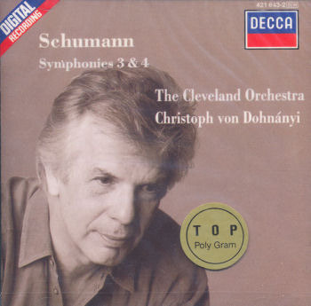 Christoph von Dohnanyi / Schumann : Symphony No.3 No.4