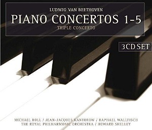 Michael Roll, Jean jacques Kantorow / Beethoven: Piano Concertos 1-5 (3CD)
