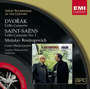 Mstislav Rostropovich &amp; Carlo Maria Giulini / Dvorak, Saint-Saens: Cello Concertos