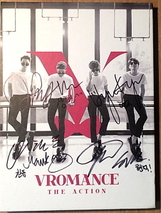 브로맨스(Vromance) / The Action (1st Mini Album, 홍보용, 싸인시디)