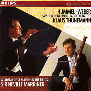 Klaus Thunemann, Neville Marriner / Hummel, Weber: Bassoon Concertos (미개봉)