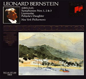 Leonard Bernstein / The Royal Edition, No. 81 Of 100: Jean Sibelius: Symphonies Nos. 1, 2 &amp; 3 / Luonnotar / Pohjola&#039;s Daughter (2CD)