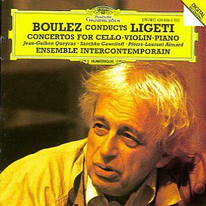 Pierre Boulez / Ligeti : Piano Concerto, Cello Concerto, Violin Concerto (미개봉)