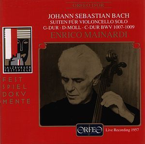 Enrico Mainardi / Bach: Suites for Violoncello Solo BWV 1007-1009