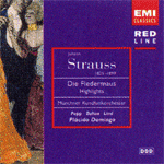 Placido Domingo / J. Strauss II: Die Fledermaus - Highlights (미개봉)