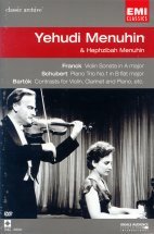 [DVD] Yehudi Menuhin &amp; Hephzibah Menuhin / Frank: Violin Sonata, Schubert: Piano Trio, Bartok: Contrasts [Classic Archive Series]