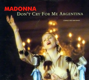 O.S.T. (Madonna) / Don&#039;t Cry for Me Argentina (SINGLE, 미개봉)