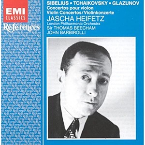 Jascha Heifetz / Sibelius, Tchaikovsky, Glazunov : Violin Concertos