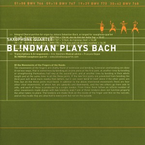 Blindman / Plays Bach