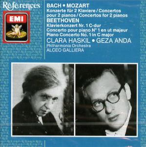 Clara Haskil, Geza Anda, Alceo Galliera / Bach, Mozart: Concertos for 2 Pianos, Beethoven: Piano Concerto No.1