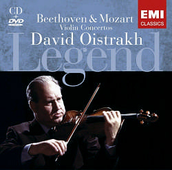 David Oistrakh &amp; Andre Cluytens / Beethoven: Violin Concerto Op.61, Mozart: Violin Concerto No.3 K.216 (CD+DVD, 미개봉)