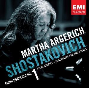 Martha Argerich &amp; Alexander Verdernikov / Shostakovich: Piano Concerto No.1, Concertino for two pianos, Piano Quintet (미개봉)