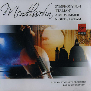 Barry Wordsworth / Mendelssohn: Symphony No.4 Italian A Midsummer Night&#039;s Dream (미개봉)