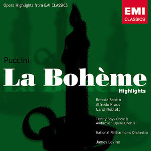Renata Scotto, Alfredo Kraus, James Levine / Puccini: La Boheme - Highlights (미개봉)