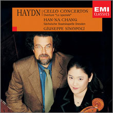 장한나 &amp; Giuseppe Sinopoli / Haydn: Cello Concertos No.1, No.2 (CD+DVD, 미개봉)