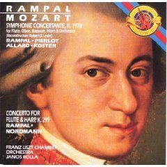 Jean-Piere Rampal / Mozart: Symphonie Concertante K 297B, Concerto for Flute &amp; Harp K 299