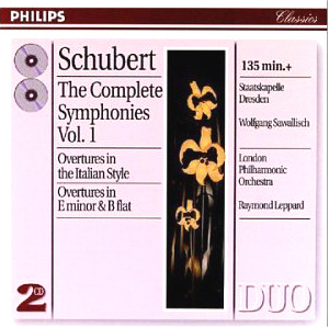 Wolfgang Sawallisch &amp; Raymond Leppard / Schubert: Complete Symphonies Vol.1 (2CD)
