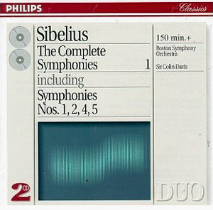 Colin Davis / Sibelius: Symphony No.1 Op. 39, No.2 In D, Op. 43, No.4 Op. 63 Etc. (2CD)