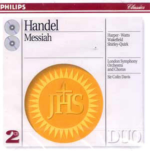 Colin Davis / Handel: Messiah (2CD, 미개봉)