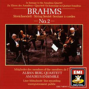 Alban Berg Quartett / Brahms : String Sextet No.2 Op.36, String Sextet No.1 Op.18 - 2nd Movement