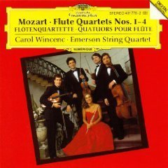 Carol Wincenc &amp; Emerson String Quartet / Mozart: Flute Quartets Nos. 1-4