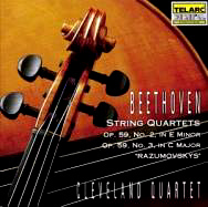 Cleveland Quartet / Beethoven: String Quartets, Op. 59, No.2 and No.3