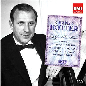 Hans Hotter / Icon - The Great Bass-Baritone (6CD, BOX SET, 미개봉)