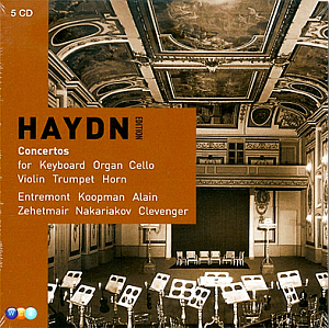 Ton Koopman, Philippe Entremont / Haydn Concertos (5CD BOX SET, 미개봉)
